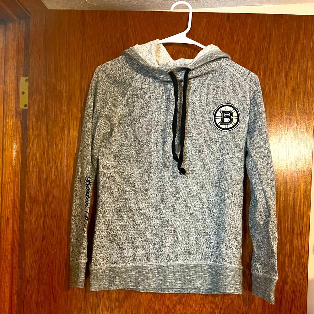 Boston bruins gray/sparkle hoodie, Newbury collection